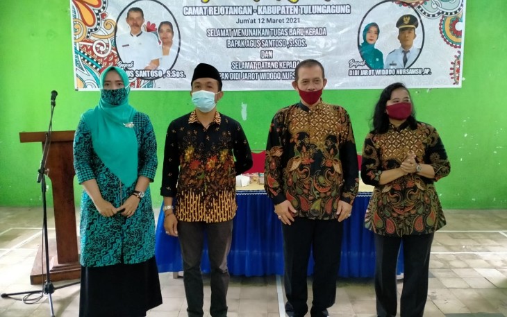 Serah Terima Jabatan Camat Rejotangan Berlangsung Hikmat 