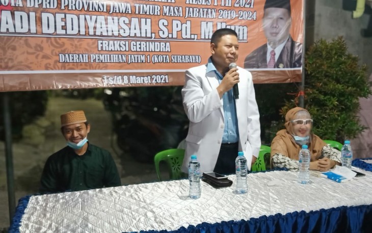 Wakil Ketua Komisi A DPRD Jatim Hadi Dediansyah