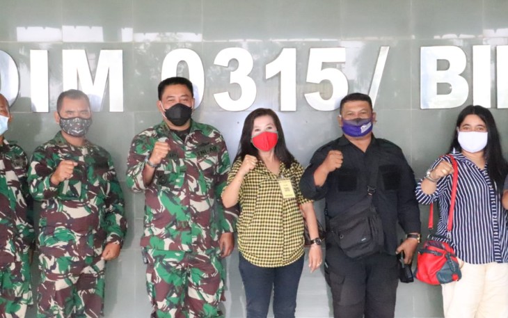 Dandim 0315/Bintan Kolonel Inf I Gusti Ketut Atasuyasa Sambut Kedatangan Rombongan FPII