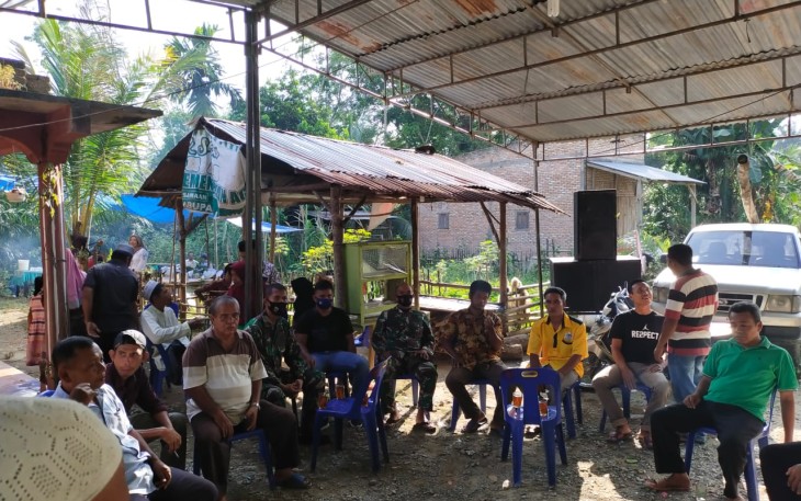 Lestarikan Adat Istiadat Setempat, Satgas TMMD Kodim 0209/LB, Ikuti Martahi/Martupak