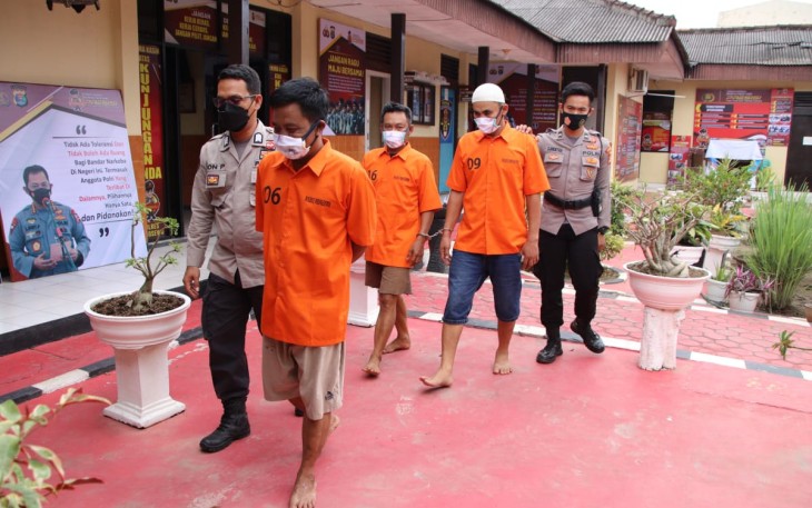 Terduga Pelaku Diamankan    