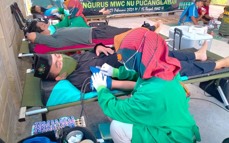GP Ansor Pucanglaban Mengadakan Kegiatan Sosial Donor Darah