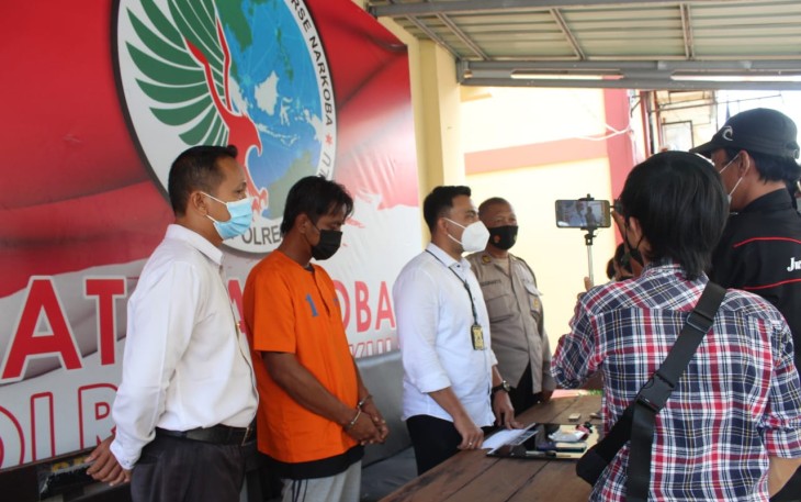  Polres Bengkulu Melakukan Konferensi Pers 