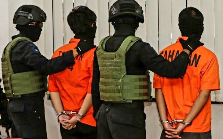 Terduga Pelaku Teroris Diamankan 