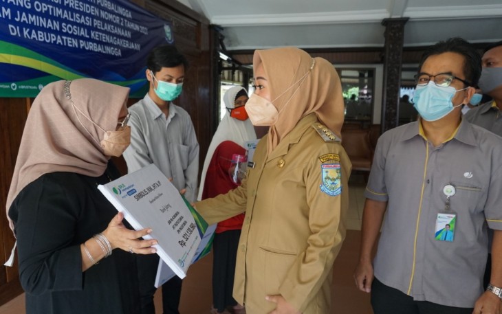 BPJS Ketenagakerjaan Gandeng Pemkab Purbalingga Implementasikan Inpres No 2 Tahun 2021
