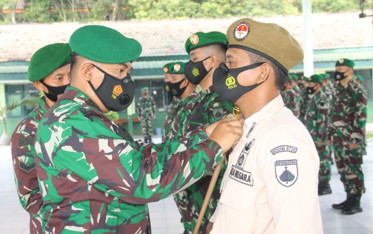 Kodim Sragen hari ini melaksanakan upacara corp raport Masa Persiapan Pensiun atau MPP dan Kenaikan Pangkat anggota.
