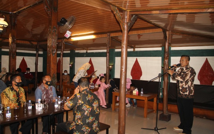 Pelepasan masa persiapan pensiun Kapten Inf Agus Suprapto Danramil 05/Kedawung Yang memasuki masa MPP 1-4-2021.