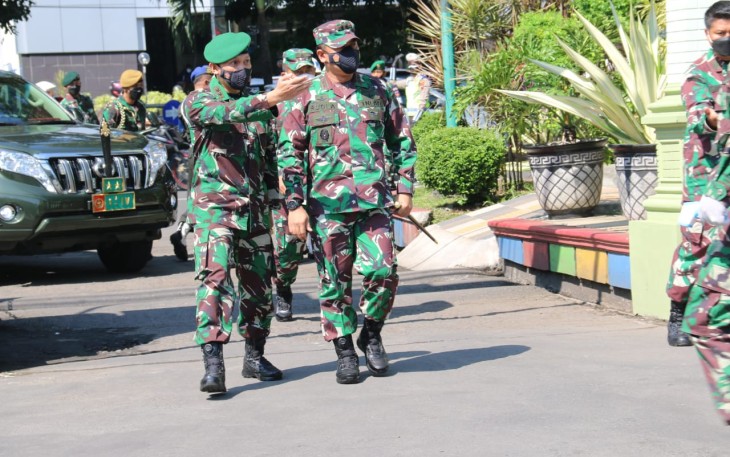 Kunjungan Mayjen Rudianto disambut Dandim Pati