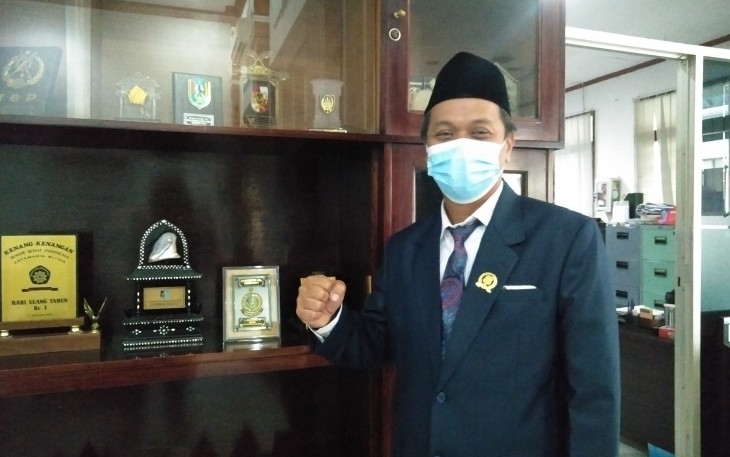 Ketua DPRD Kota Blitar Syahrul Alim (foto : Faisal NR / Klikwarta.com Blitar) 