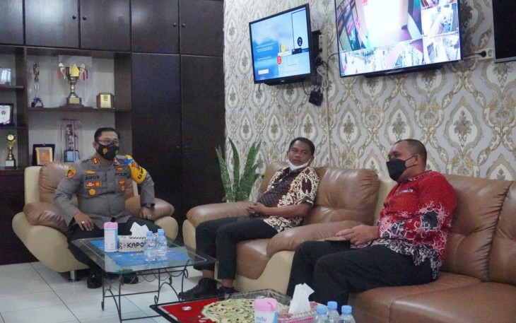 Bupati Sergai Lakukan Kunjungan Silaturahmi Dengan Kapolres Tebing Tinggi