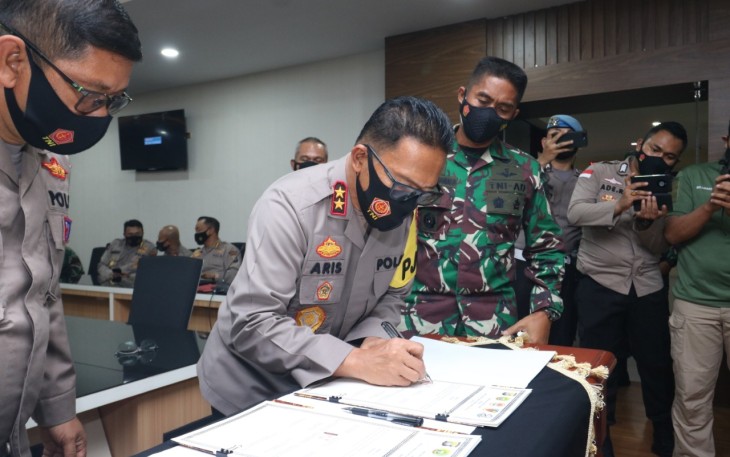 Rakor Kesiapan Pengamanan Idul Fitri 1442 H Dimasa Pandemi Covid-19