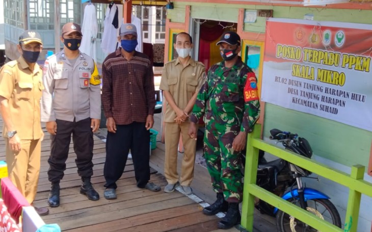 Babinsa Membentuk Pos Penanganan Covid-19 Dan PPKM Bersekala Mikro