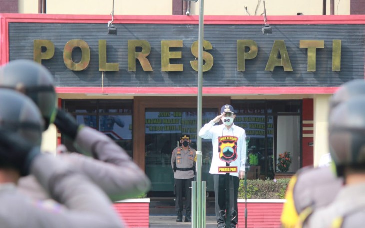 Bupati Pati pimpin apel gelar pasukan operasi 