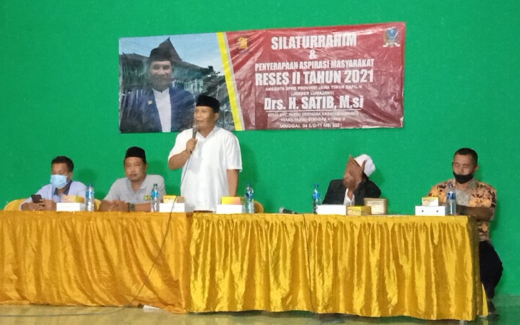 Anggota DPRD Jatim Dapil V (Jember- Lumajang) M Satib