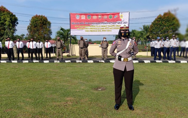 Polres Seluma Laksanakan Apel Pasukan Oprasi Ketupat Nala 2021