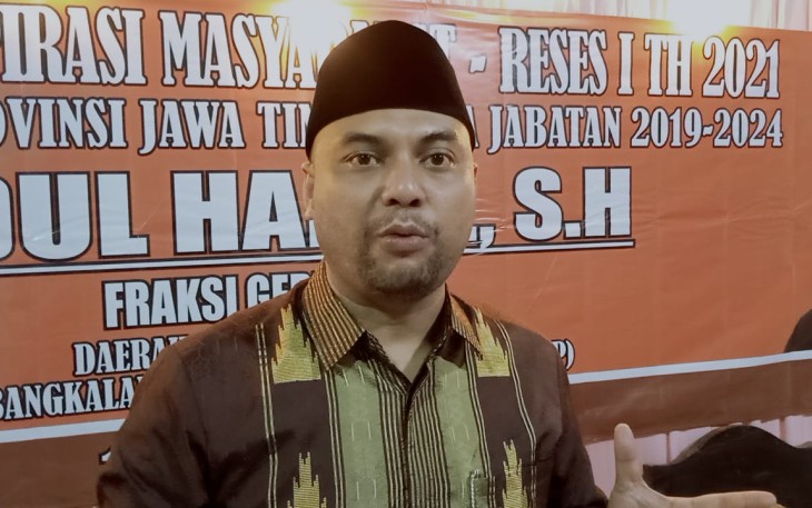 Anggota DPRD Jatim Fraksi Gerindra Dapil Madura Abdul Halim