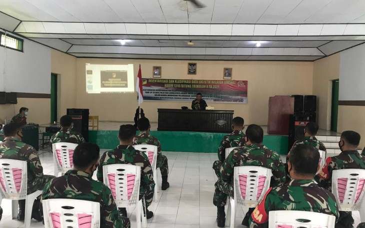 Kodim 1310/Bitung saat gelar kegiatan inventarisasi