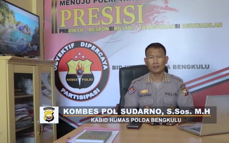 Kabid Humas Kombespol Sudarno S Sos MH