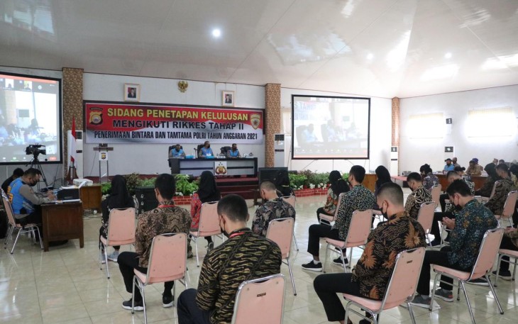 151 Casis Polisi Tugas Umum Gagal Mengikuti Rikkes Tahap II