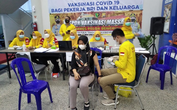 Biddokkes Polda Bengkulu Sasar Pekerja dan Keluarga Bank BRI 