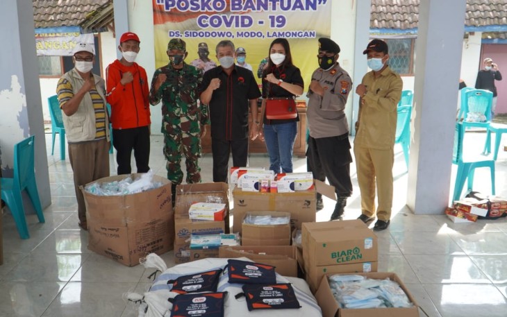 Baguna PDIP Jatim Lakukan Swab Antigen Gratis ke Lamongan