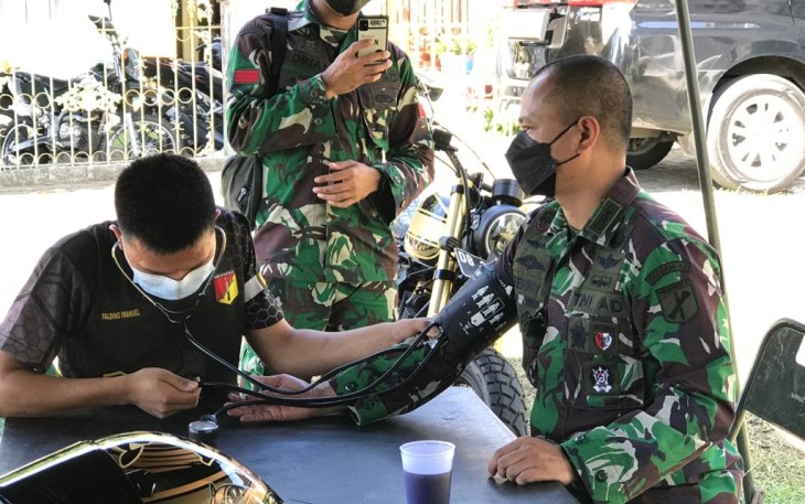 Komandan Kodim 1310/Bitung Letkol INF Benny Lesmana SE M Han