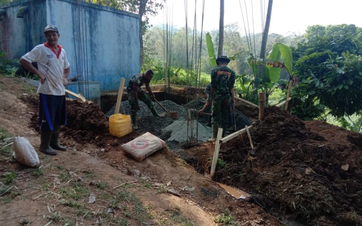 Satgas TMMD 112 Buat Tandon Air Kedua