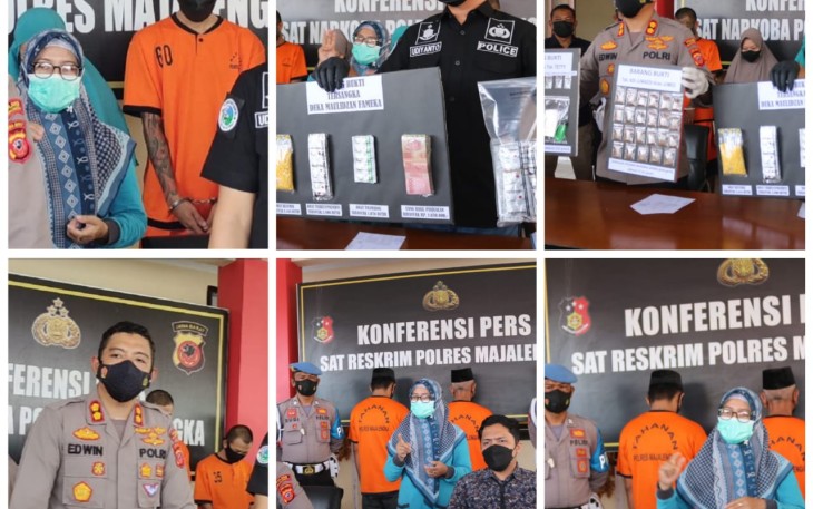 Lima Pelaku Curas dan Curat Dibekuk Polres Majalengka
