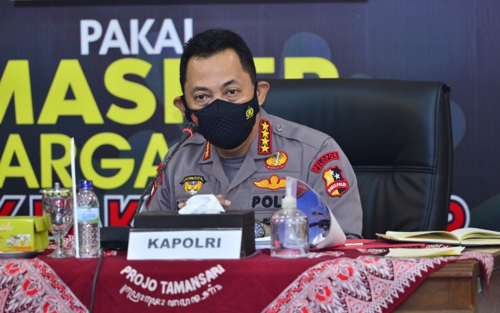 Kapolri Tekankan Momentun Pertumbuhan Ekonomi Harus Diiringi Strategi Pengendalian Covid-19