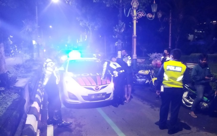 Razia Knalpot Brong Polres Klaten Amankan 16 Motor