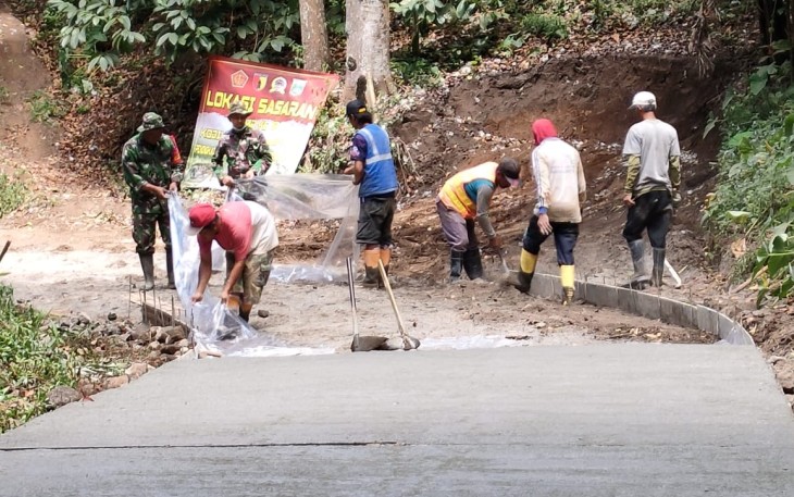 Sasaran Fisik di TMMD 112 Sudah Mulai di Kerjakan