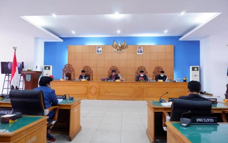 DPRD Bengkulu Utara Gelar Paripurna Agenda Penyampaian Nota LKPJ Bupati Tahun 2020