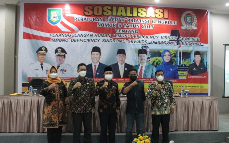 Cegah Penyakit HIV/AIDS, Pemprov Bengkulu Gelar Sosialisasi Perda Nomor 5 Tahun 2017