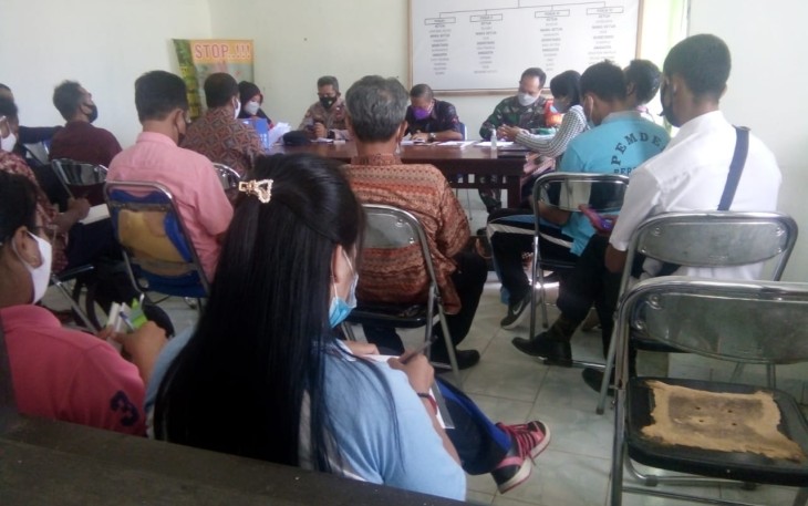 Koramil Manuhing Siapkan Tempat Isolasi Terpusat Pasien Covid-19