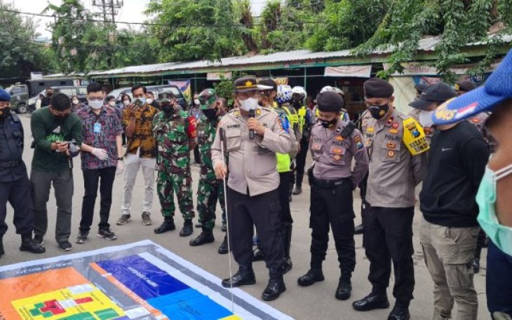 Simulasi Pam Nataru Polrestabes Surabaya Untuk Memastikan Kota Surabaya Aman dan Sehat 