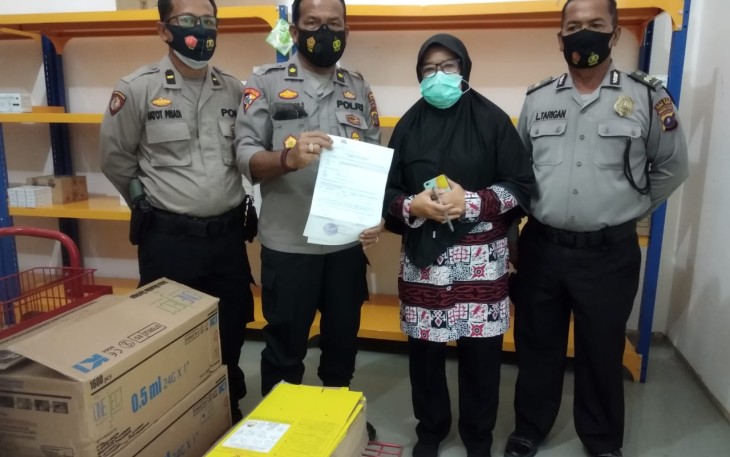 Kabag Ops Pimpin Penjemputan Vaksin Sinovac Untuk Tebing Tinggi