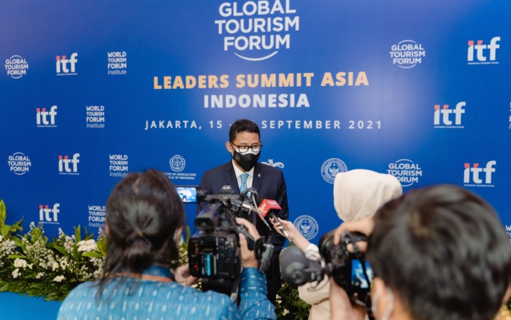 Sandiaga Uno Pimpin Minister Talk di Global Tourism Forum 2021