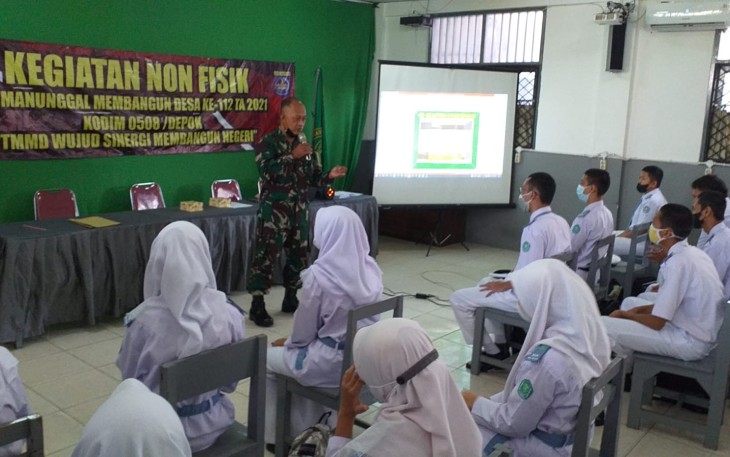 Penyuluhan Wasbang Satgas TMMD Bermanfaat Untuk Pembentukan Karakter