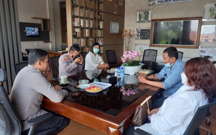 Tingkatkan Sinergitas, Kapolres Majalengka Sambut Kunjungan Silaturahmi Kelurahan Kawunghilir