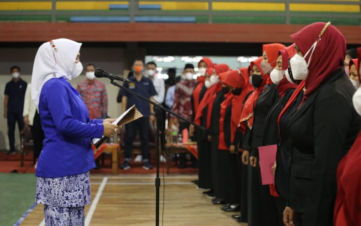 Pengukuhan dan Pelantikan Sekaligus Pelatihan Ranting Ikatan Wanita Pengusaha Indonesia (IWAPI) Kabupaten Lampung Barat Periode 2020-2025