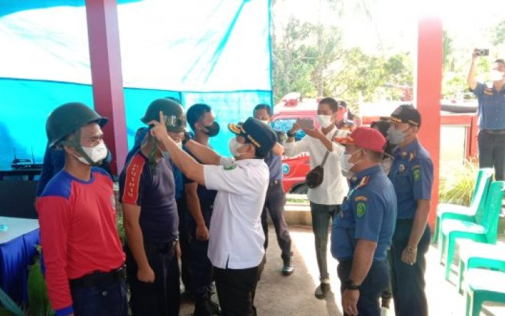 Motto Personel Damkar Bikin Wawali Terharu, 111 Super Hero Kota Bengkulu Ikut Pelatihan