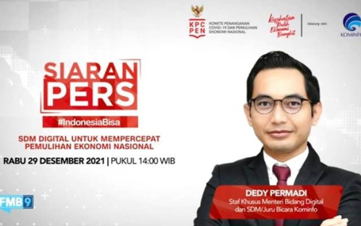 Dorong Pemulihan Ekonomi Nasional, Kominfo Fokus Kembangkan SDM Digital 