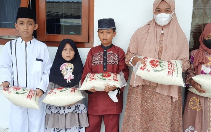Peringati 1 Muharram, Samwil Salurkan 5 Ton Bantuan Beras