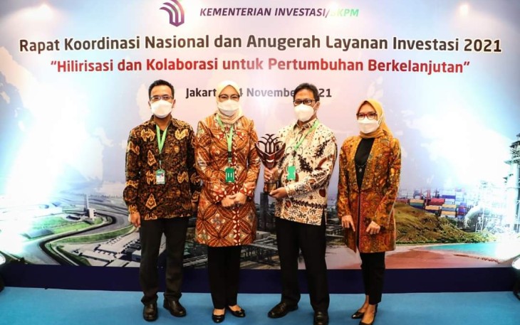 Pemkab Purwakarta Sabet Anugerah Layanan Investasi 2021