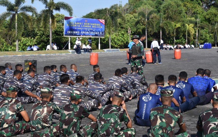 Sambut Hari Armada RI Tahun 2021, Lantamal IV Gelar Lomba Militer Kekuatan Matra Laut