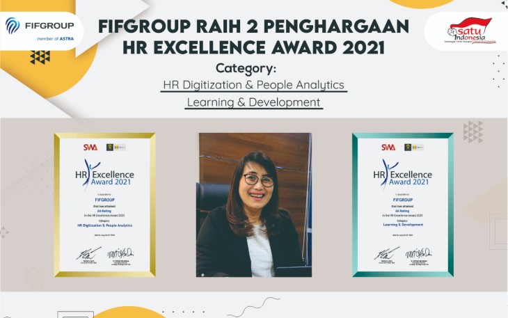 FIFGROUP Raih 2 Penghargaan Pada HR Excellence Award 2021