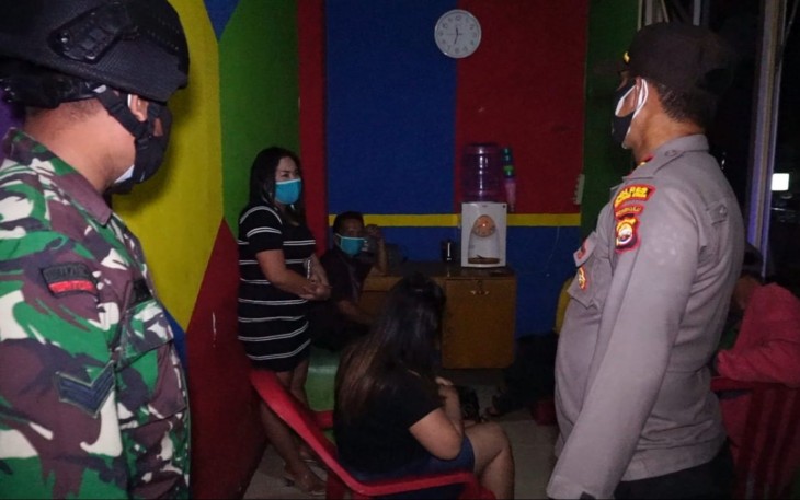 Percepat Penanggulangan Covid-19 Polres Bengkulu Utara Gelar Patroli Skala Besar