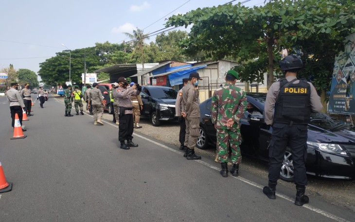 Penyekatan di jalur pantura 