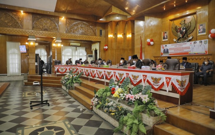 Forkopimda Kabupaten Asahan Dengar Pidato Kenegaraan Presiden RI