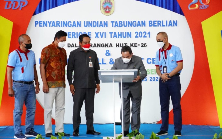 Bupati dan Wabup hadiri penyaringan undian tabungan berlian 